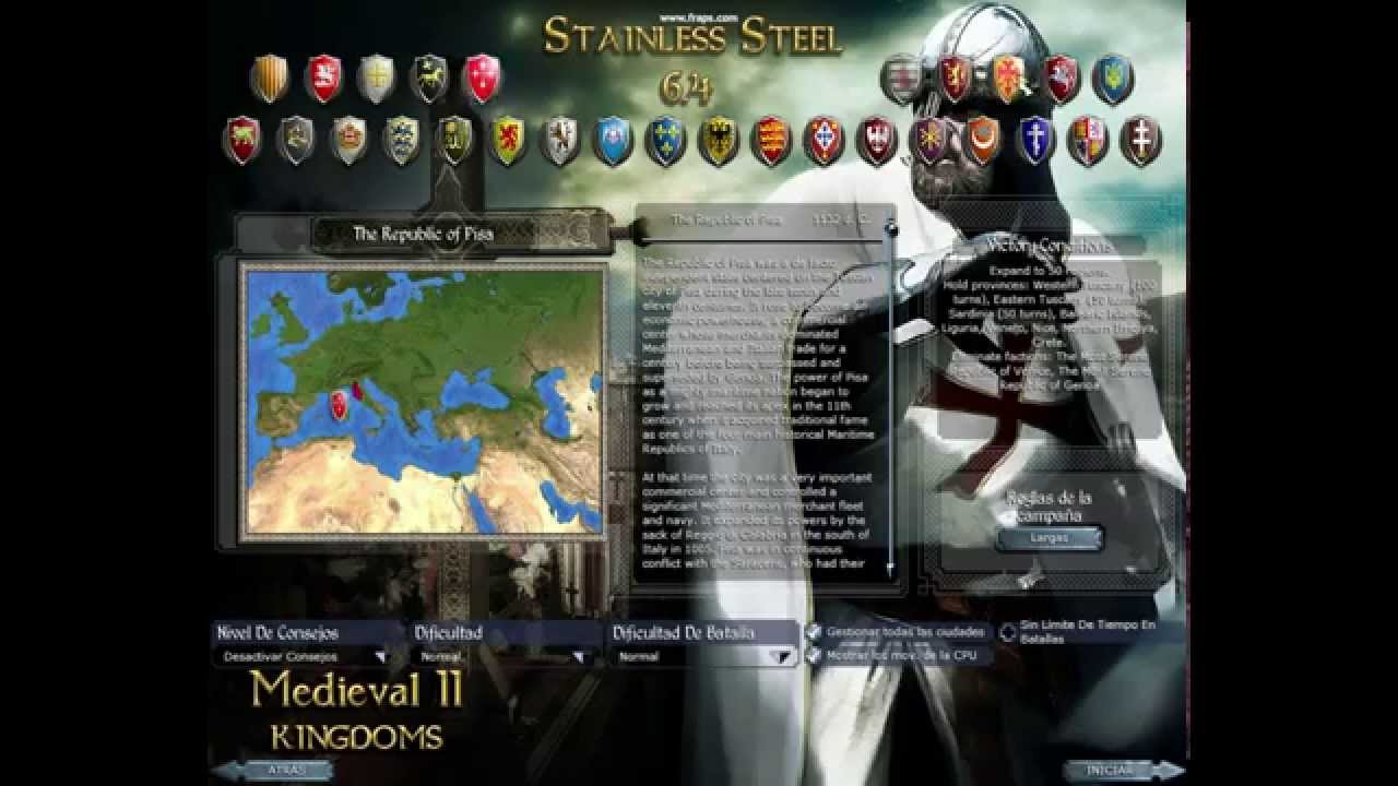 medieval 2 total war mods stainless steel 6.4